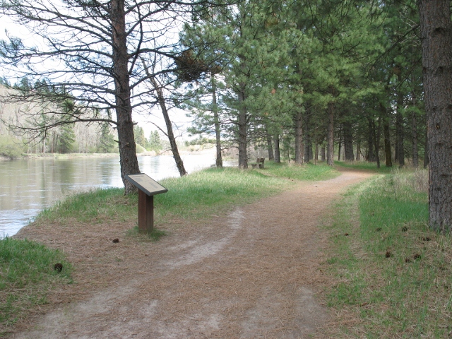 picture showing Most of the interpretive panels along the trail are accessible.